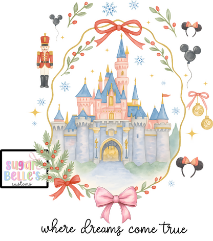 Disney Christmas Castle