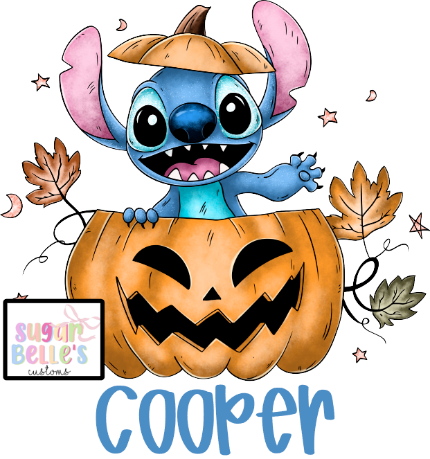 Stitch Pumpkin Name