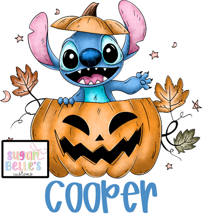 Stitch Pumpkin Name
