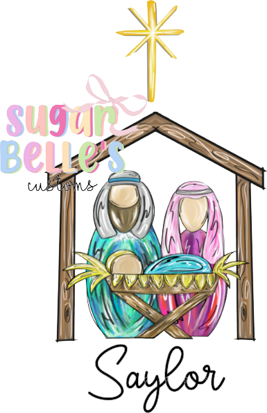 Hand Drawn Manger