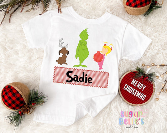 Grinch Name- Short Sleeve