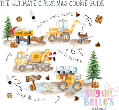 Construction Christmas Cookie