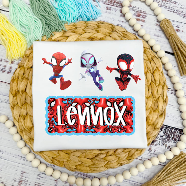 Spiderman Name Plate