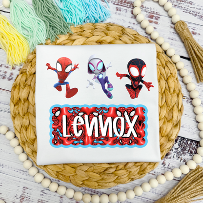 Spiderman Name Plate