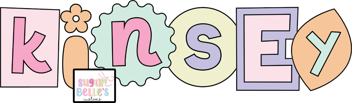 Wacky Retro Alpha Name
