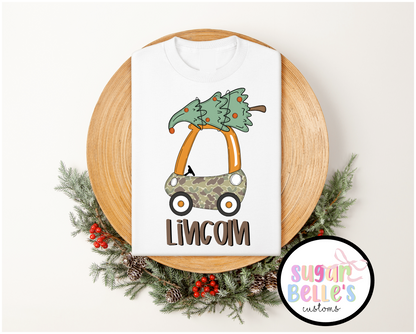 Camo Christmas Kids Car