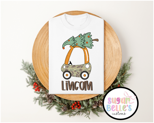 Camo Christmas Kids Car