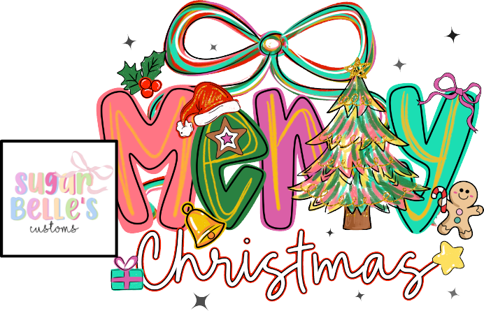 Bow Merry Christmas