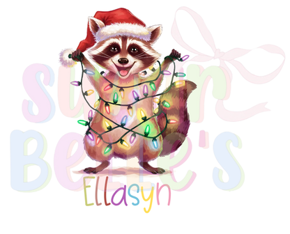 Christmas Racoon