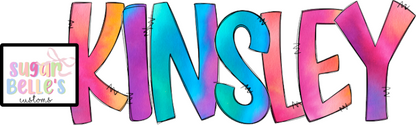 Watercolor Name