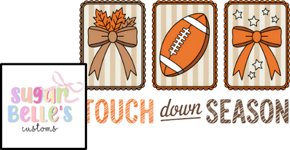 Touch Down Season Football Bows