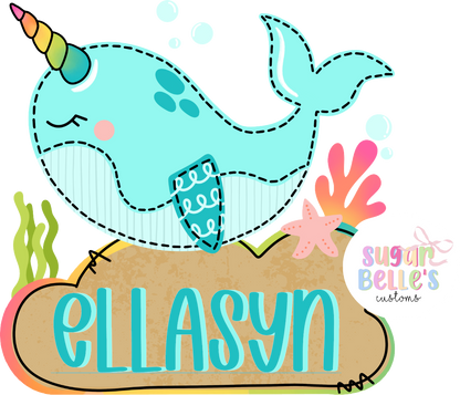Personalized Narwhal Name