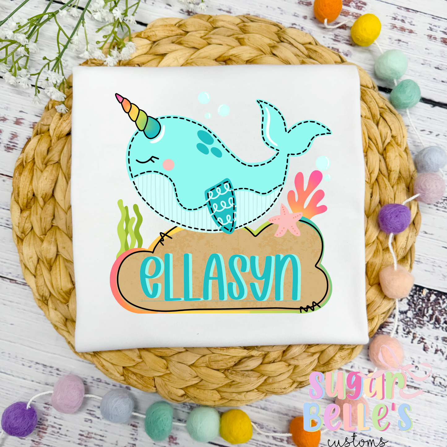 Personalized Narwhal Name