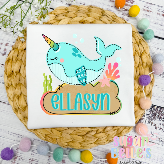 Personalized Narwhal Name