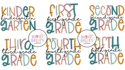 Colorful School Grades