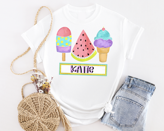 Personalized summer treats