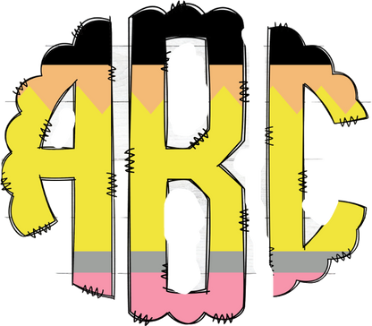 Pencil Monogram