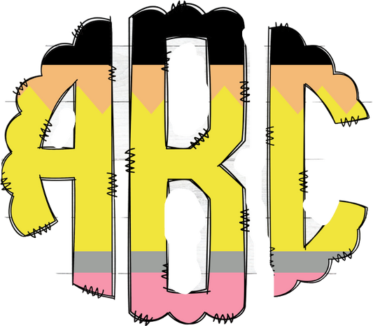 Pencil Monogram