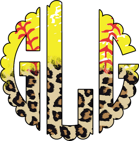 Softball Monogram