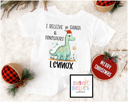I Believe in Santa and Dinos - Boy